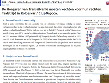 Tablet Screenshot of cluj-napoca.hungarian-human-rights.eu